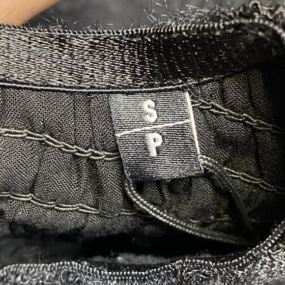 The Kooples Women’s Lace Ruffled Long-Sleeve Mini Dress – Black – Size 1/S - Picture 5 of 11